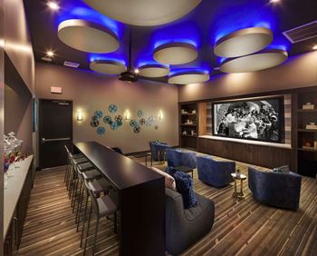 Surround-Sound Theater Room
